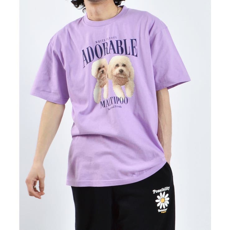 アニマルプリントTシャツ DOGプリント | ＆soiree | 詳細画像20 