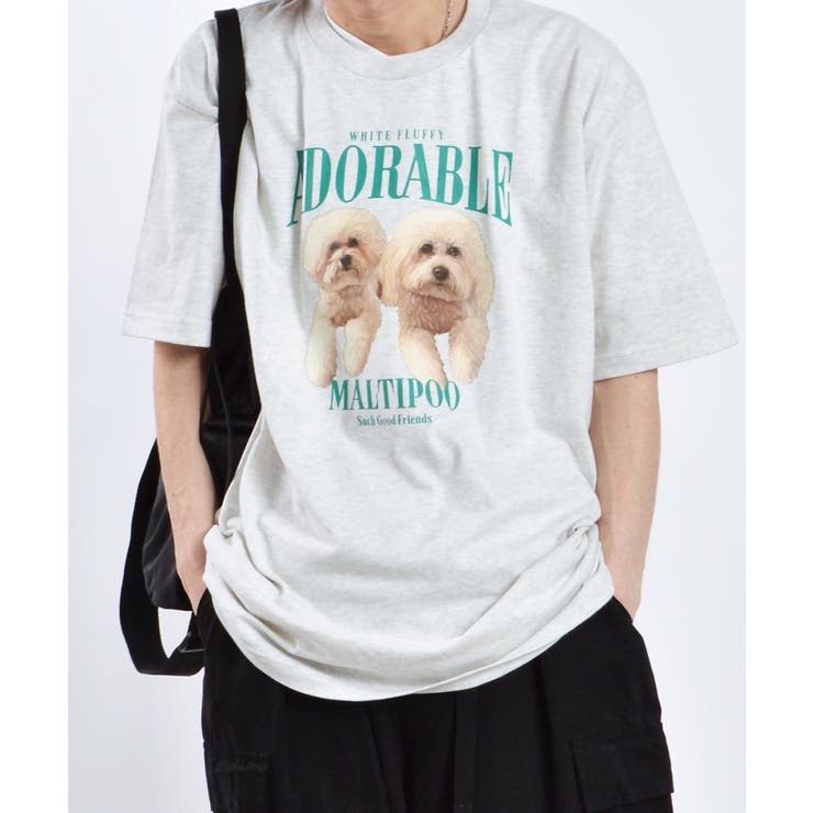 アニマルプリントTシャツ DOGプリント | ＆soiree | 詳細画像25 