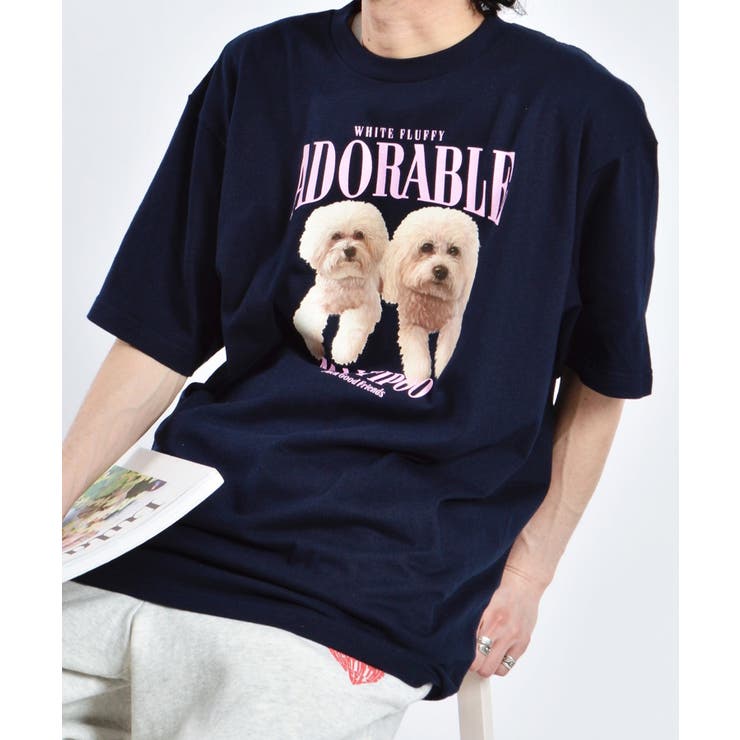 アニマルプリントTシャツ DOGプリント | ＆soiree | 詳細画像30 
