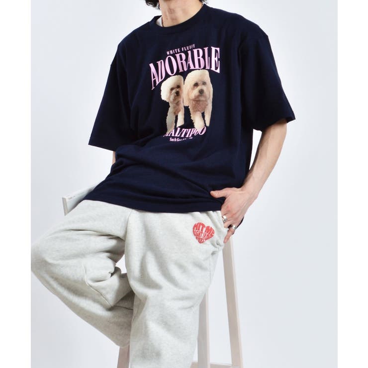 アニマルプリントTシャツ DOGプリント | ＆soiree | 詳細画像32 