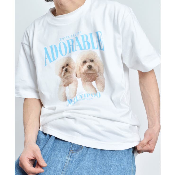 アニマルプリントTシャツ DOGプリント | ＆soiree | 詳細画像35 