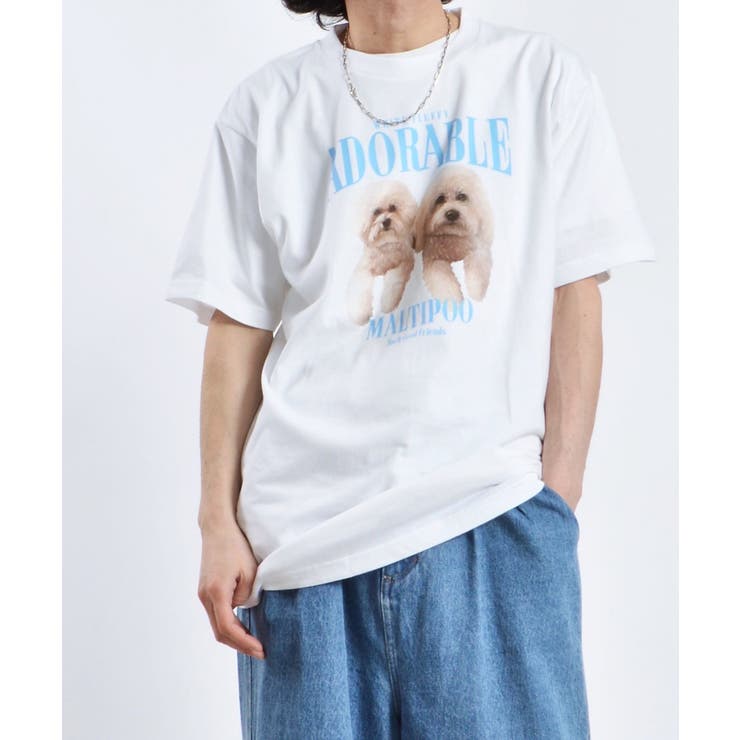 アニマルプリントTシャツ DOGプリント | ＆soiree | 詳細画像37 