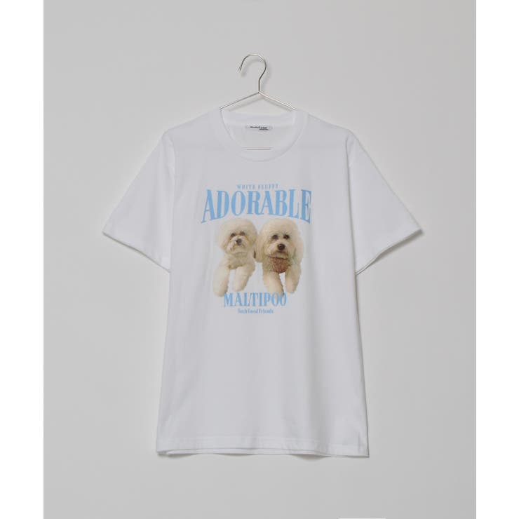 アニマルプリントTシャツ DOGプリント | ＆soiree | 詳細画像41 