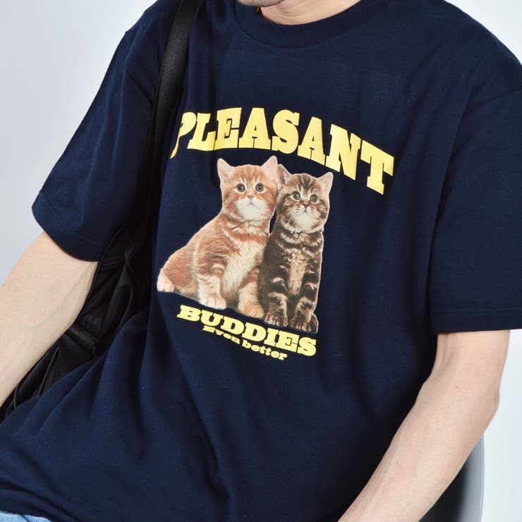 アニマルプリントTシャツ CATプリント[品番：RADM0002314]｜MODISH