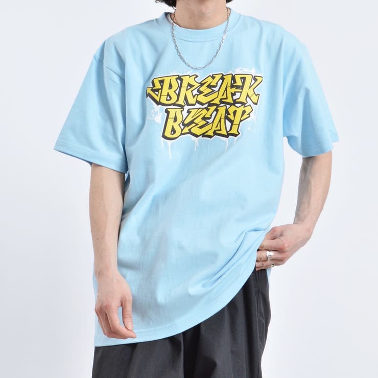 グラフィックプリントTシャツ BREAK BEAT [品番：RADM0001079]｜MODISH