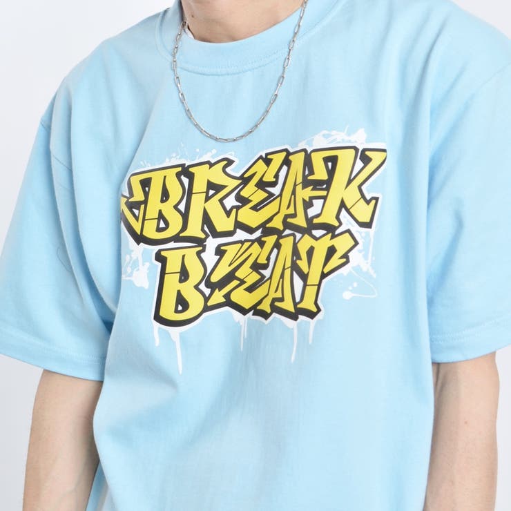 グラフィックプリントTシャツ BREAK BEAT [品番：RADM0001079]｜MODISH