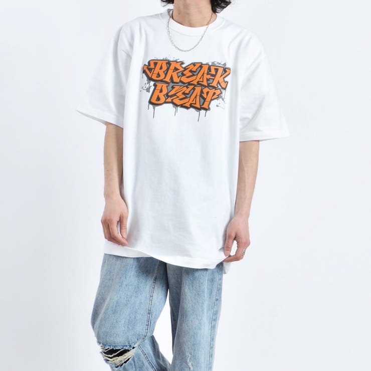 グラフィックプリントTシャツ BREAK BEAT [品番：RADM0001079]｜MODISH  GAZE（モディッシュガゼ）のメンズファッション通販｜SHOPLIST（ショップリスト）