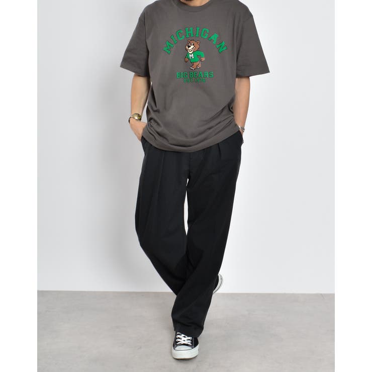 MICHIGANクマプリントTシャツ | ＆soiree | 詳細画像12 