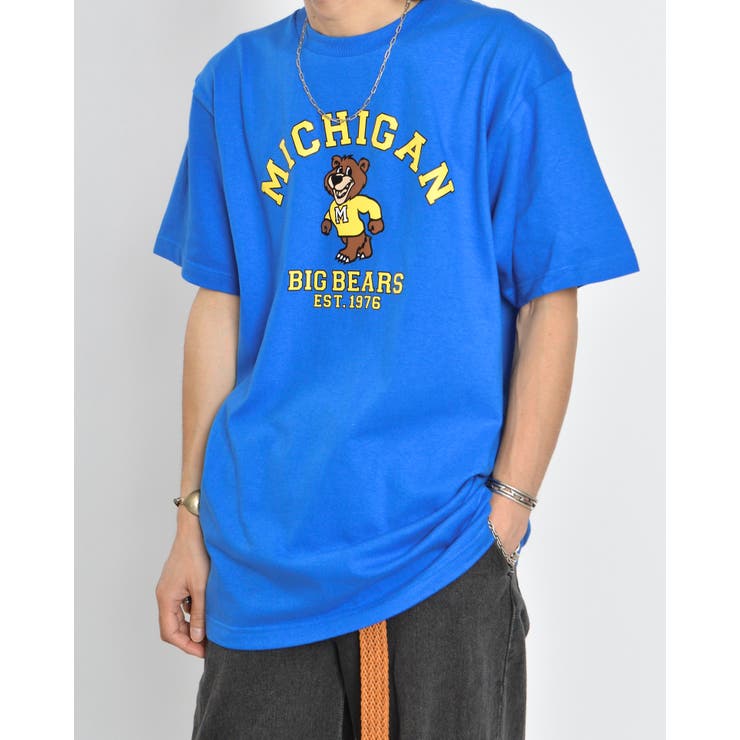MICHIGANクマプリントTシャツ | ＆soiree | 詳細画像16 