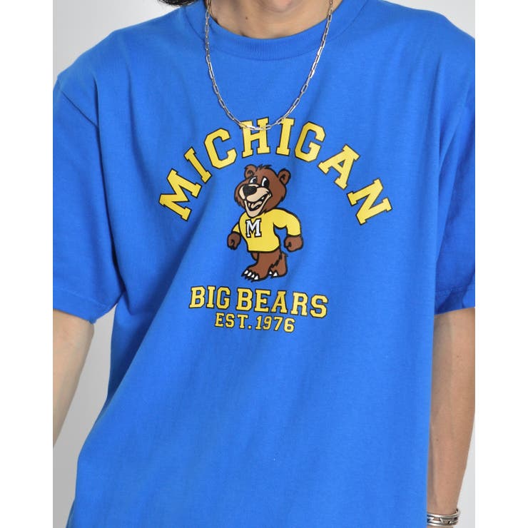 MICHIGANクマプリントTシャツ[品番：RADM0005582]｜＆soiree（アンド