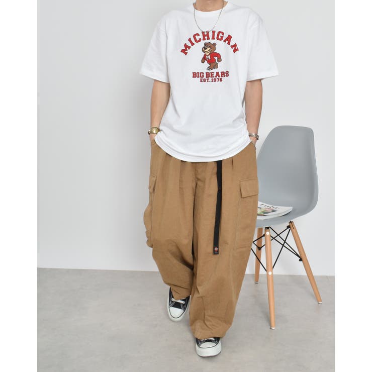 MICHIGANクマプリントTシャツ | ＆soiree | 詳細画像4 