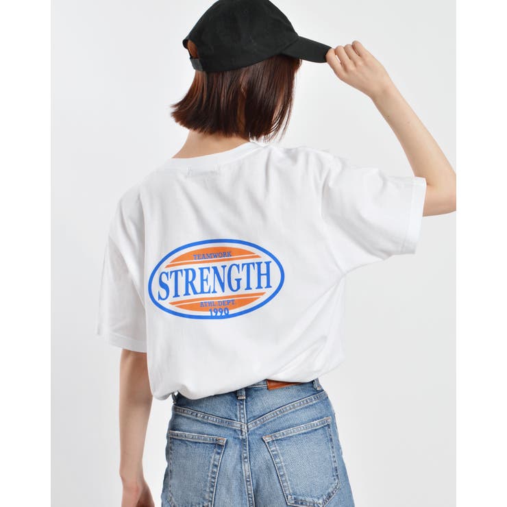 STRENGTHオーバルロゴTシャツ(半袖) | MODISH GAZE | 詳細画像7 