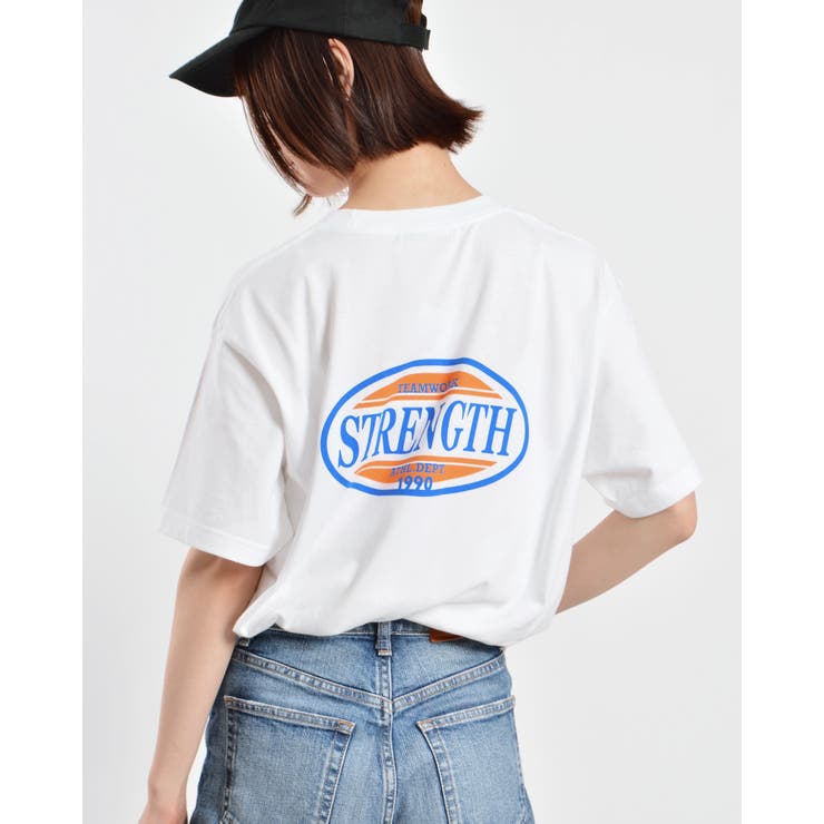STRENGTHオーバルロゴTシャツ(半袖) | MODISH GAZE | 詳細画像9 