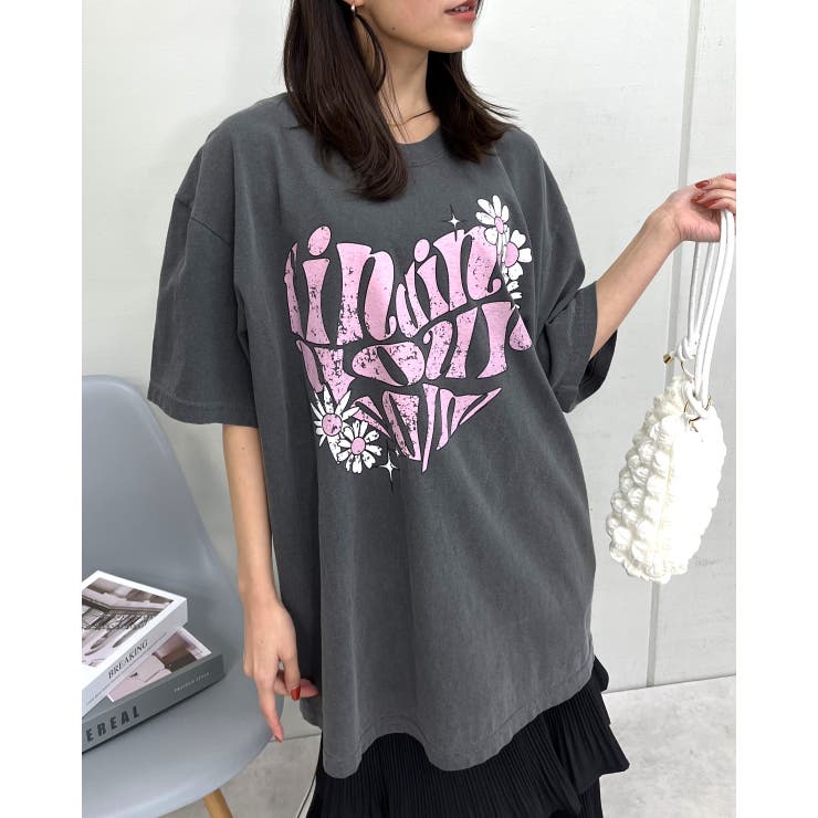 ハート ピグメントTシャツ | MODISH GAZE | 詳細画像17 