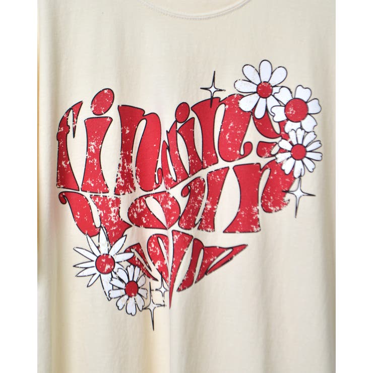 ハート ピグメントTシャツ | MODISH GAZE | 詳細画像38 