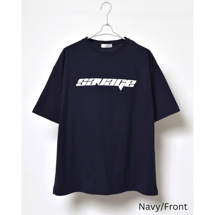 ダイス両面プリント ビッグシルエットTシャツ[品番：RADM0005681