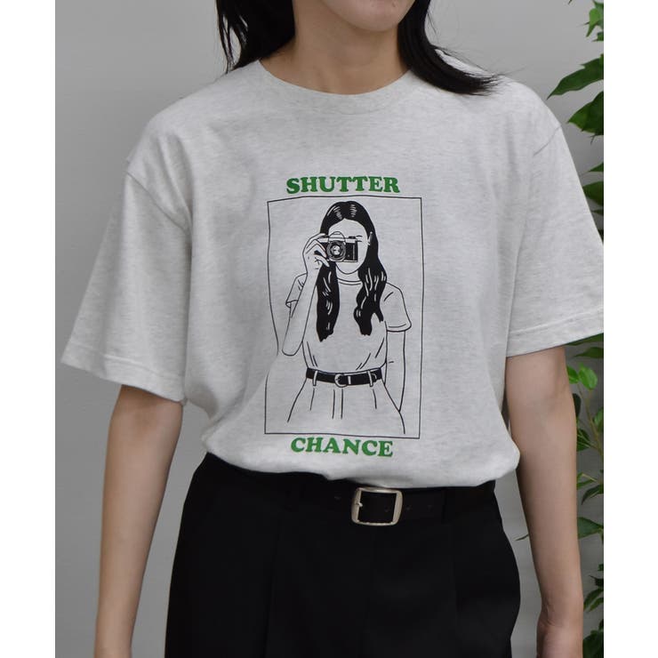 SHUTTER CHANCE  デザインプリントTシャツ | ＆soiree | 詳細画像10 
