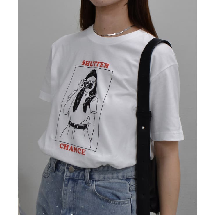SHUTTER CHANCE  デザインプリントTシャツ | ＆soiree | 詳細画像2 