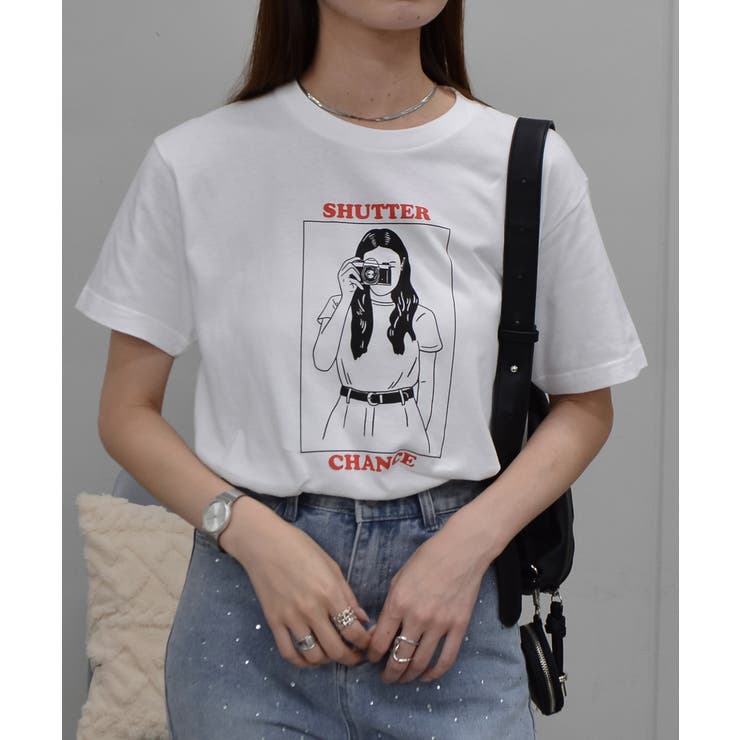 SHUTTER CHANCE  デザインプリントTシャツ | ＆soiree | 詳細画像3 
