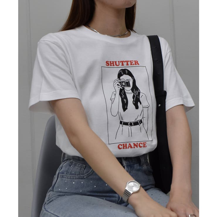 SHUTTER CHANCE  デザインプリントTシャツ | ＆soiree | 詳細画像5 