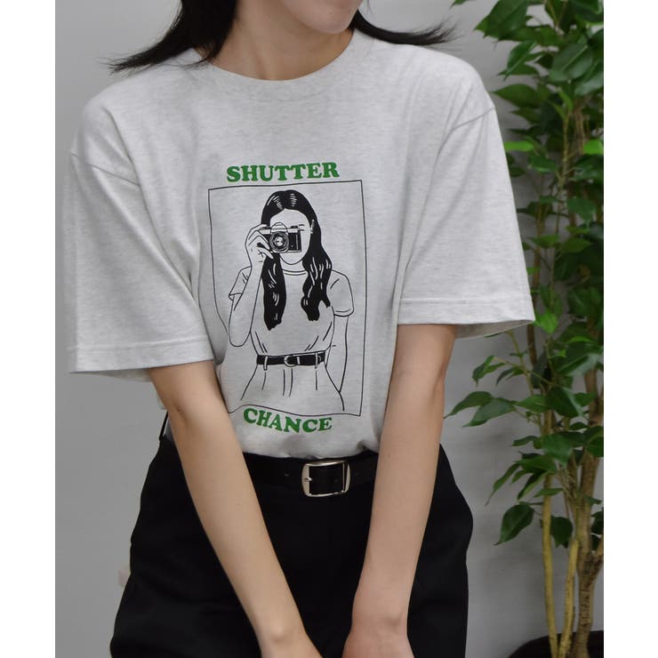 SHUTTER CHANCE  デザインプリントTシャツ | ＆soiree | 詳細画像9 