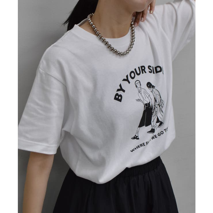 BY YOUR SIDE デザインプリントTシャツ | ＆soiree | 詳細画像13 