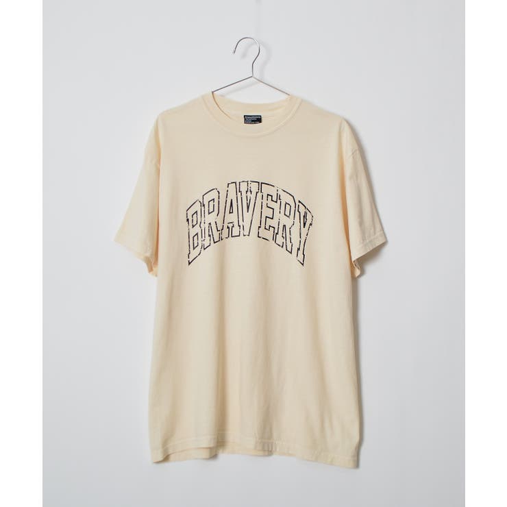 ピグメントアーチロゴＴシャツ（BRAVERY) | MODISH GAZE | 詳細画像15 