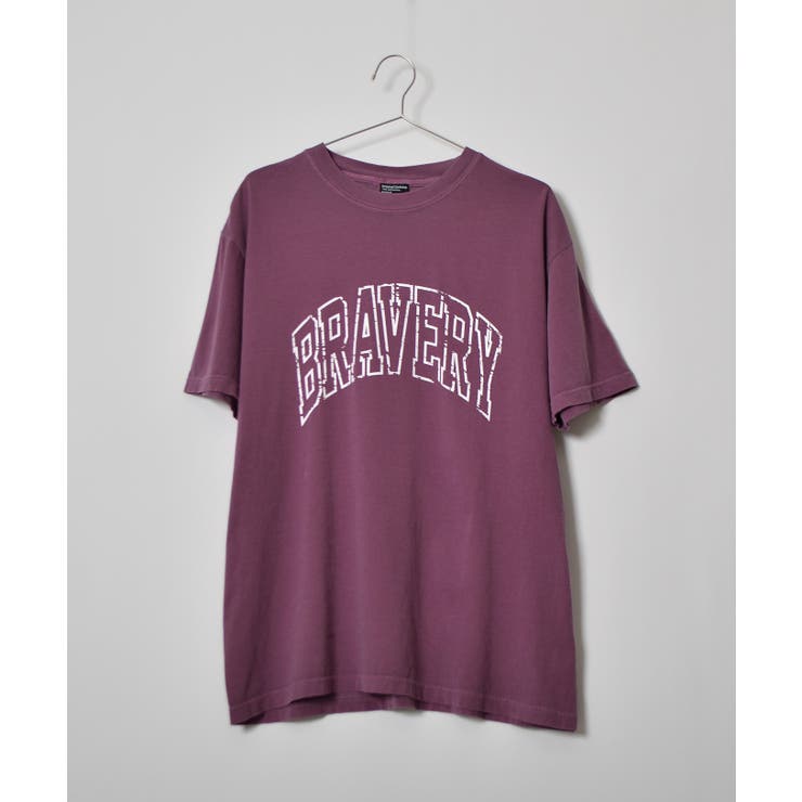 ピグメントアーチロゴＴシャツ（BRAVERY) | MODISH GAZE | 詳細画像17 