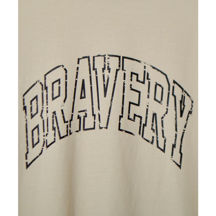 ピグメントアーチロゴＴシャツ（BRAVERY) | MODISH GAZE | 詳細画像18 