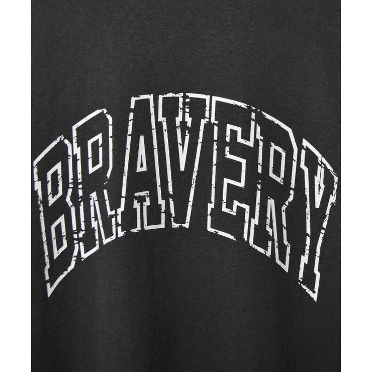 ピグメントアーチロゴＴシャツ（BRAVERY) | MODISH GAZE | 詳細画像19 