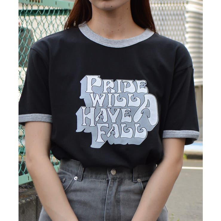ドライタッチリンガーＴシャツ（PRIDE WILL HAVE A FALL) | ＆soiree | 詳細画像5 