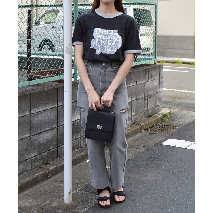 ドライタッチリンガーＴシャツ（PRIDE WILL HAVE A FALL) | ＆soiree | 詳細画像7 