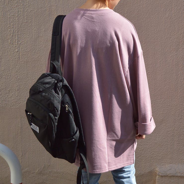 【spiritoso】ミニ裏毛 袖ロールアップ BIGプルオーバー | ＆soiree | 詳細画像10 