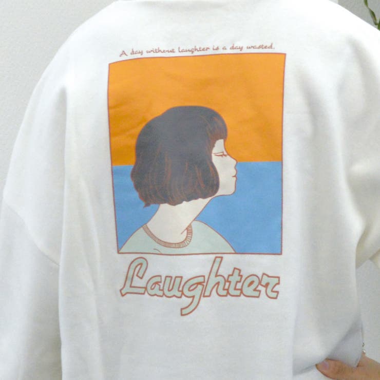 裏起毛プルオーバー(ガール イラスト) トレーナー | ＆soiree | 詳細画像13 