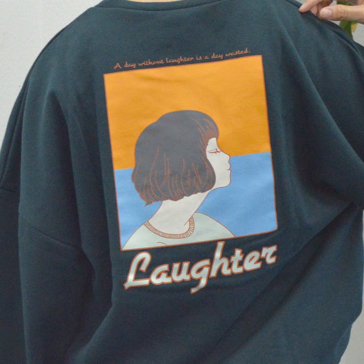 裏起毛プルオーバー(ガール イラスト) トレーナー | ＆soiree | 詳細画像17 