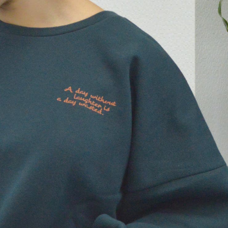 裏起毛プルオーバー(ガール イラスト) トレーナー | ＆soiree | 詳細画像18 