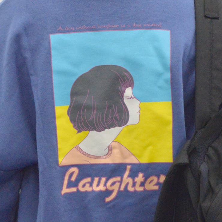 裏起毛プルオーバー(ガール イラスト) トレーナー | ＆soiree | 詳細画像3 