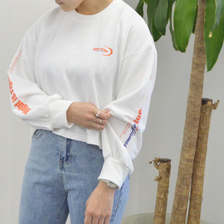 裏毛 短丈プルオーバー(ストリート ロゴ) | ＆soiree | 詳細画像2 