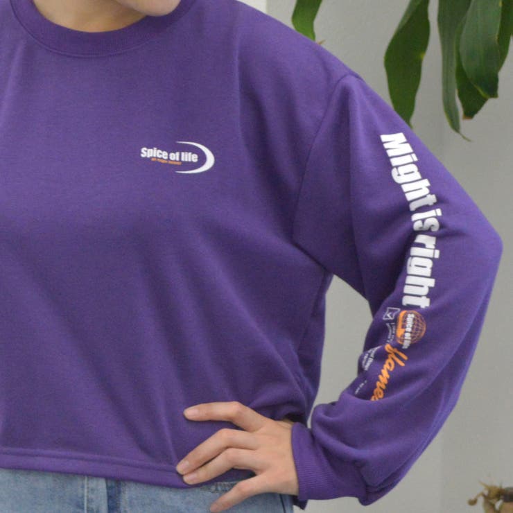 裏毛 短丈プルオーバー(ストリート ロゴ) | ＆soiree | 詳細画像6 