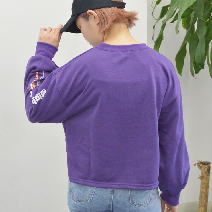 裏毛 短丈プルオーバー(ストリート ロゴ) | ＆soiree | 詳細画像8 