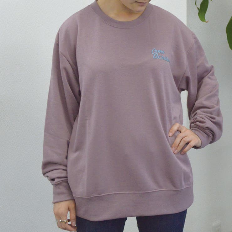 BIGプルオーバー(ガール イラスト) トレーナー | ＆soiree | 詳細画像10 