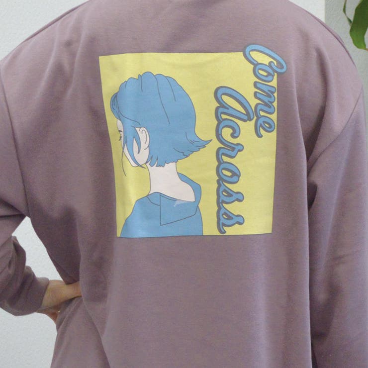 BIGプルオーバー(ガール イラスト) トレーナー | ＆soiree | 詳細画像11 