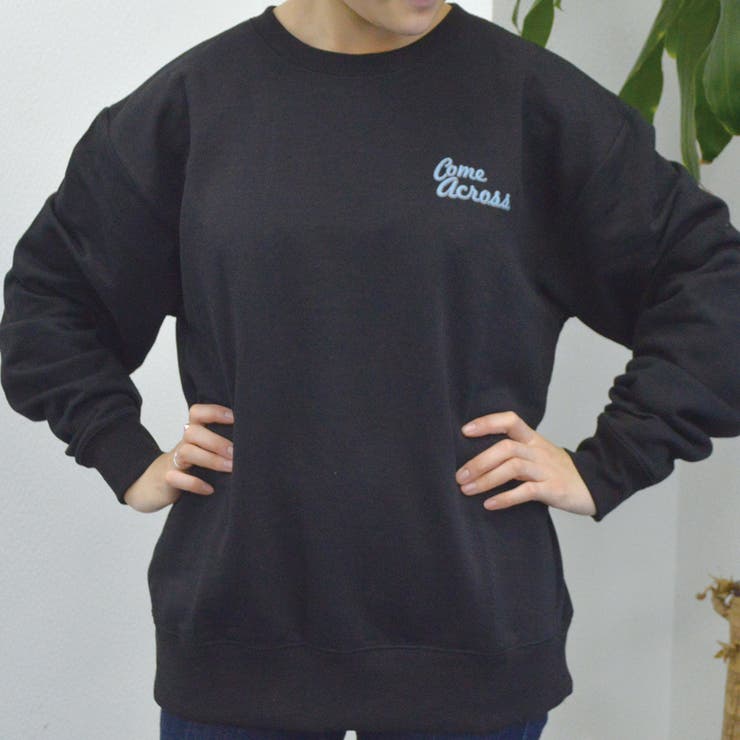 BIGプルオーバー(ガール イラスト) トレーナー | ＆soiree | 詳細画像2 