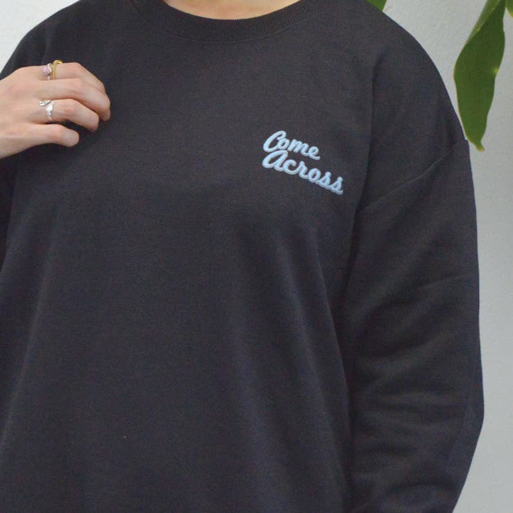 BIGプルオーバー(ガール イラスト) トレーナー | ＆soiree | 詳細画像4 