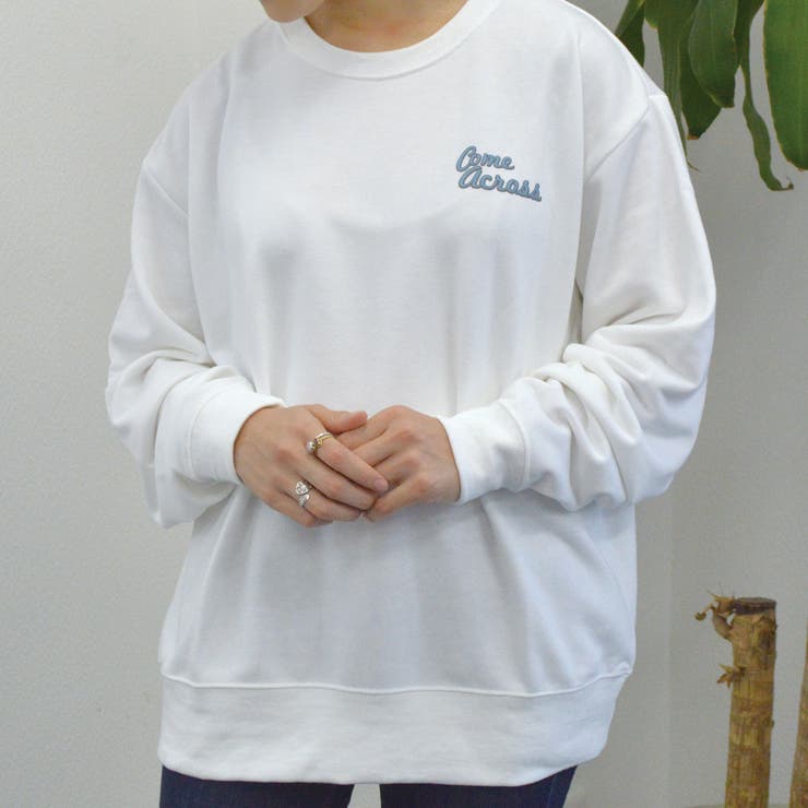 BIGプルオーバー(ガール イラスト) トレーナー | ＆soiree | 詳細画像5 