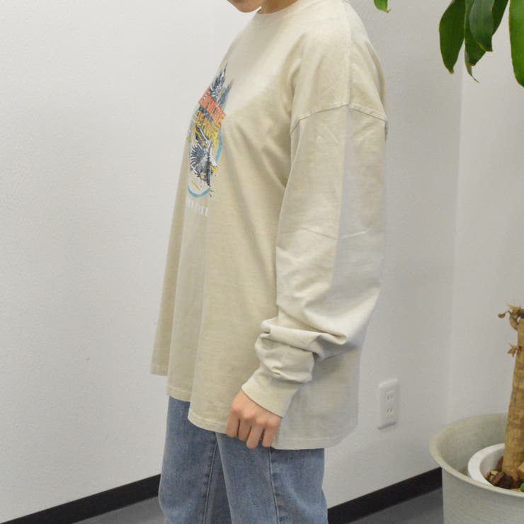 【spiritoso】ピグメントサークルイーグルプリントロンT イーグルプリント… | ＆soiree | 詳細画像10 