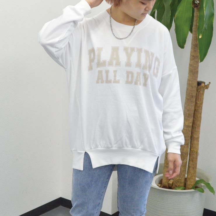 【spiritoso】ビッグロゴミニ裏スウェット ビッグロゴT ビッグロゴ | ＆soiree | 詳細画像12 