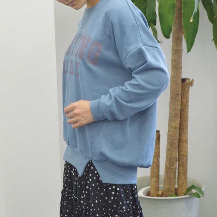 【spiritoso】ビッグロゴミニ裏スウェット ビッグロゴT ビッグロゴ | ＆soiree | 詳細画像3 