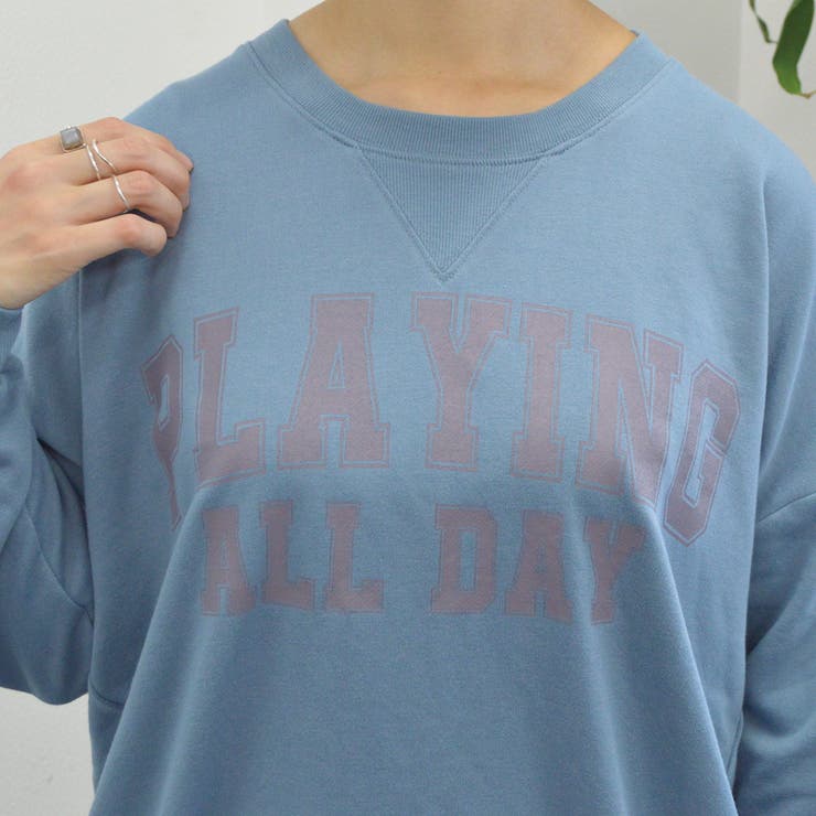 【spiritoso】ビッグロゴミニ裏スウェット ビッグロゴT ビッグロゴ | ＆soiree | 詳細画像5 