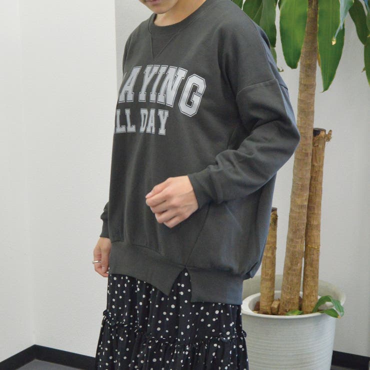 【spiritoso】ビッグロゴミニ裏スウェット ビッグロゴT ビッグロゴ | ＆soiree | 詳細画像8 